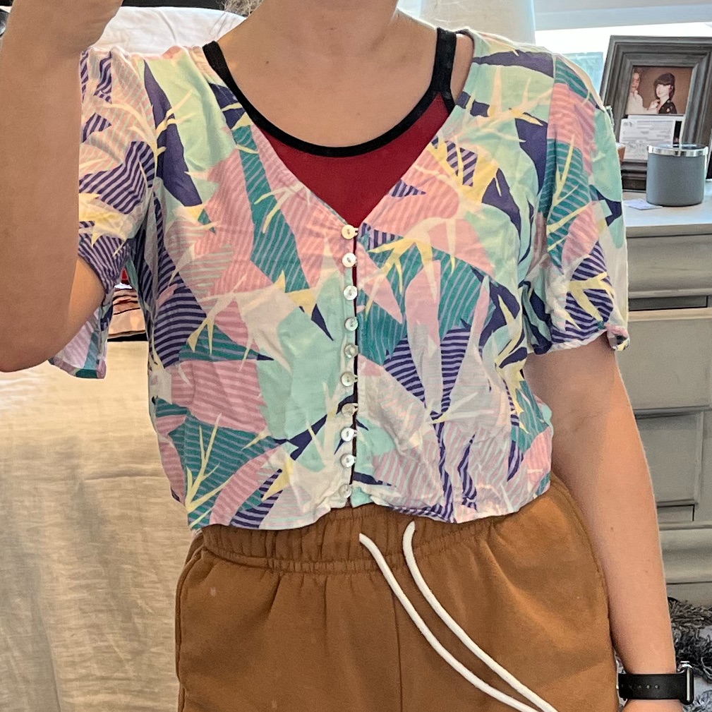 Multicolor Crop